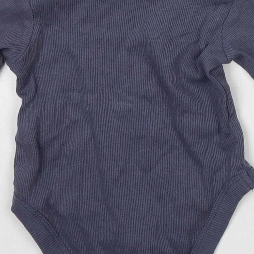 Poco Piano Girls Grey   Babygrow One-Piece Size 3-6 Months