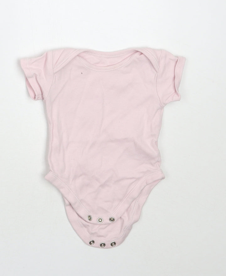 Nutmeg Girls Pink Babygrow One-Piece Size 3-6 Months