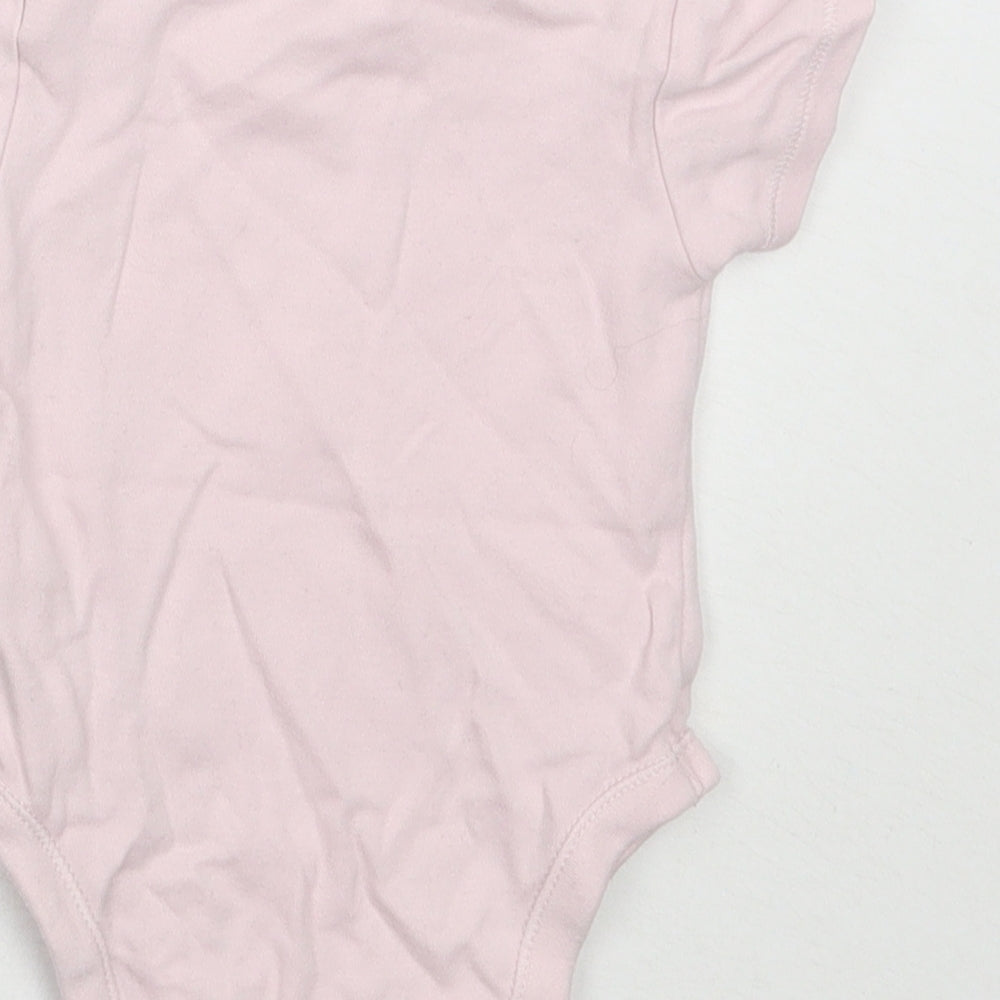 Nutmeg Girls Pink   Babygrow One-Piece Size 3-6 Months