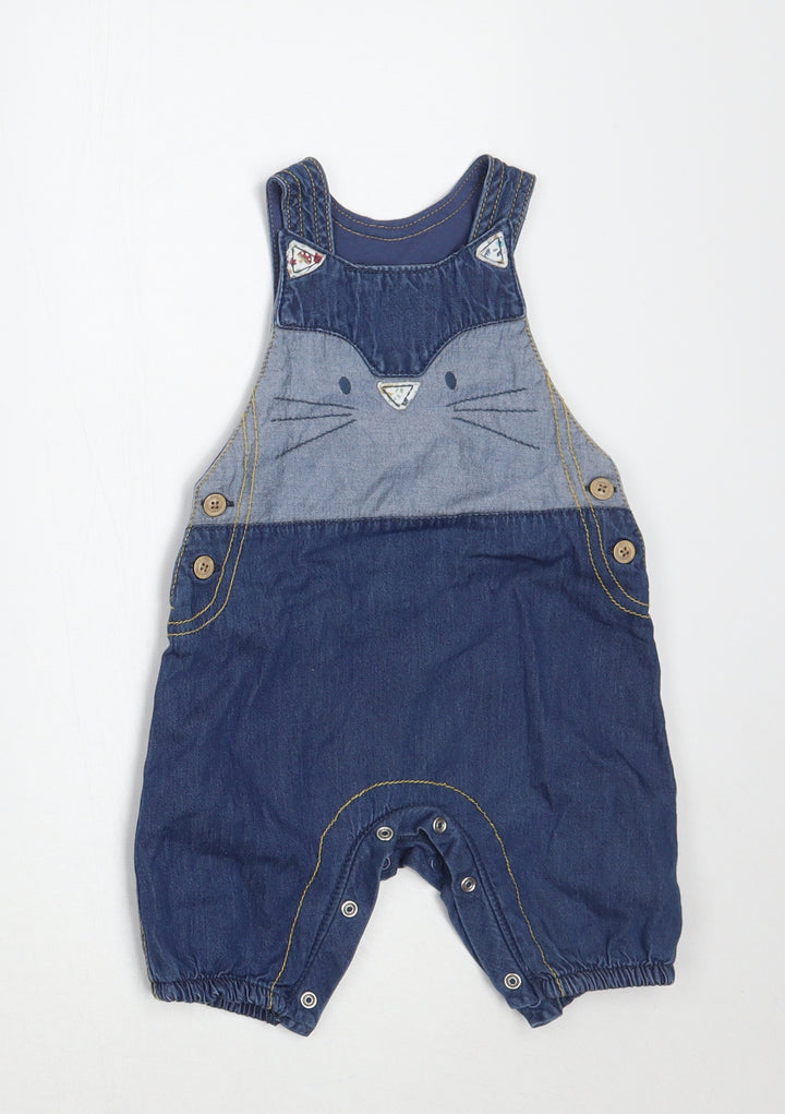 NEXT Girls Blue Romper One-Piece Size 3-6 Months