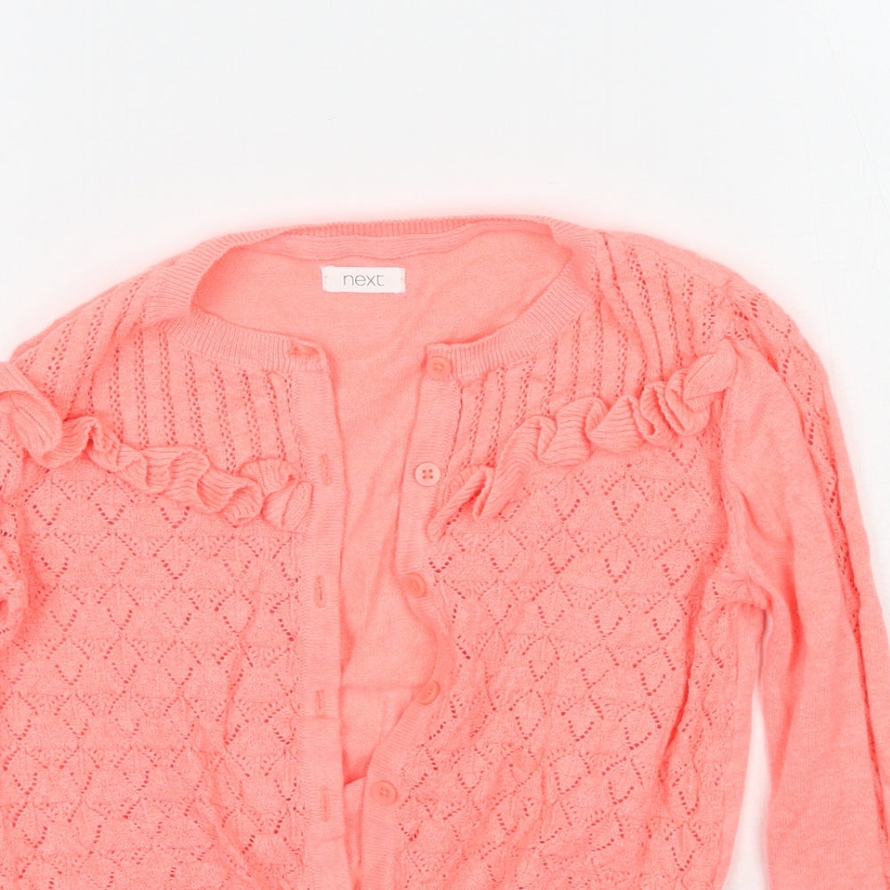 NEXT Girls Pink   Pullover Jumper Size 9 Years