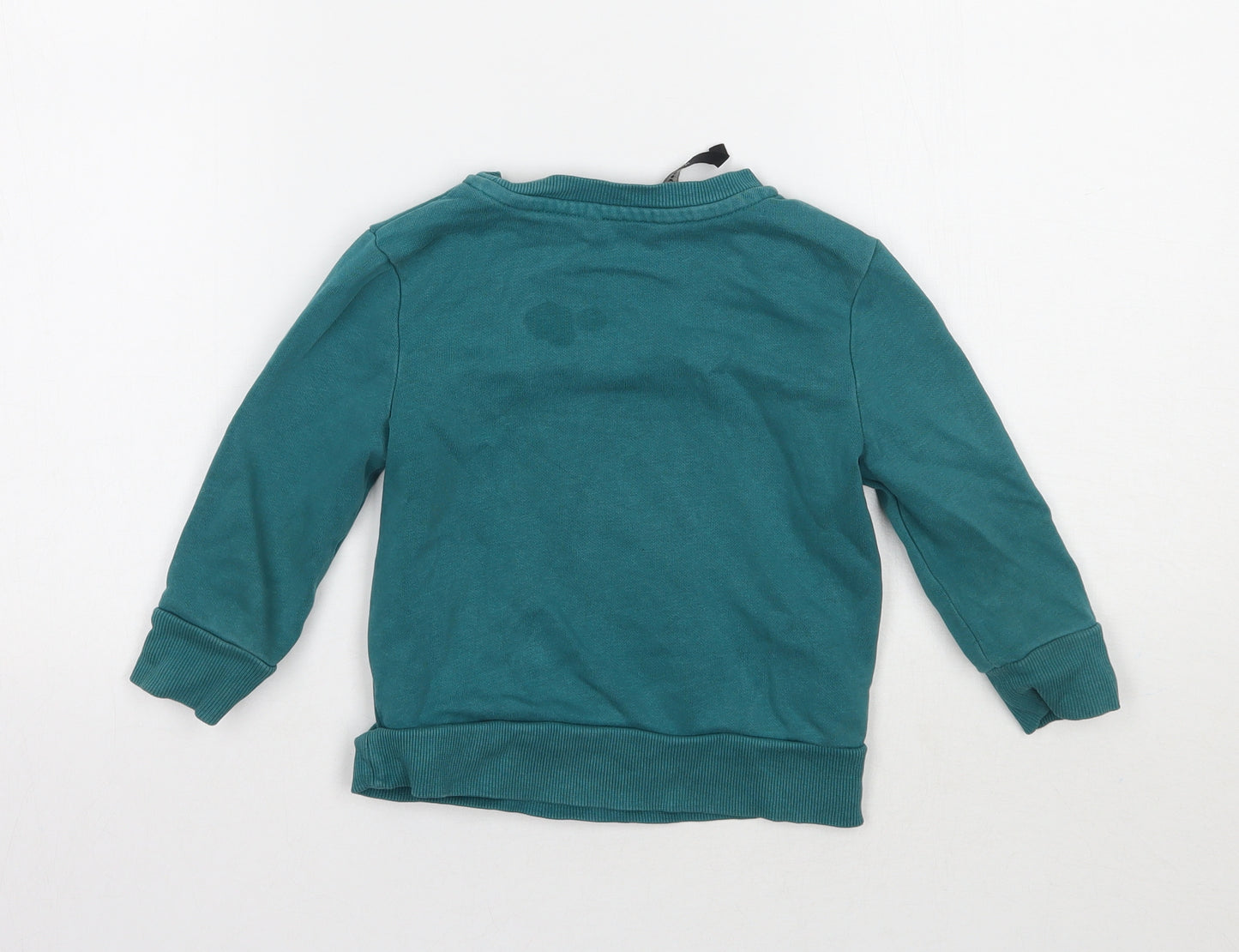 George Boys Green   Pullover Jumper Size 12-18 Months