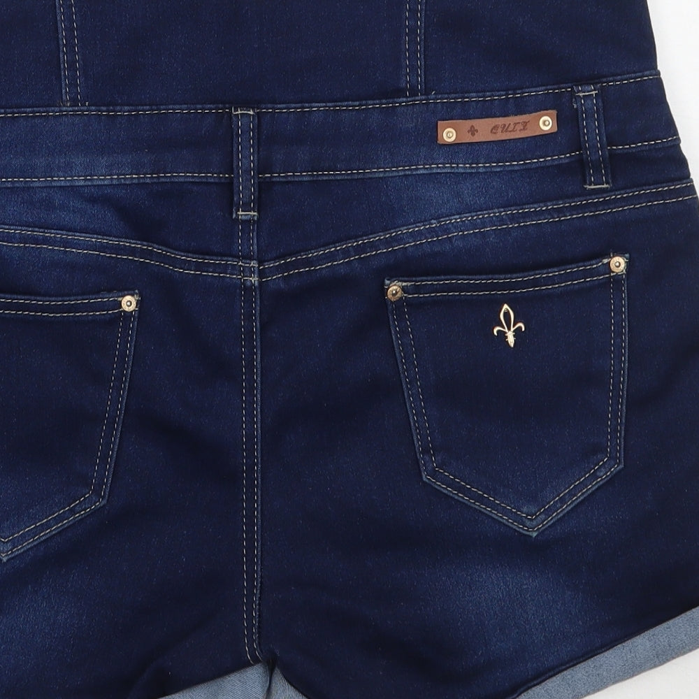 Quiz Womens Blue   Sailor Shorts Size 14