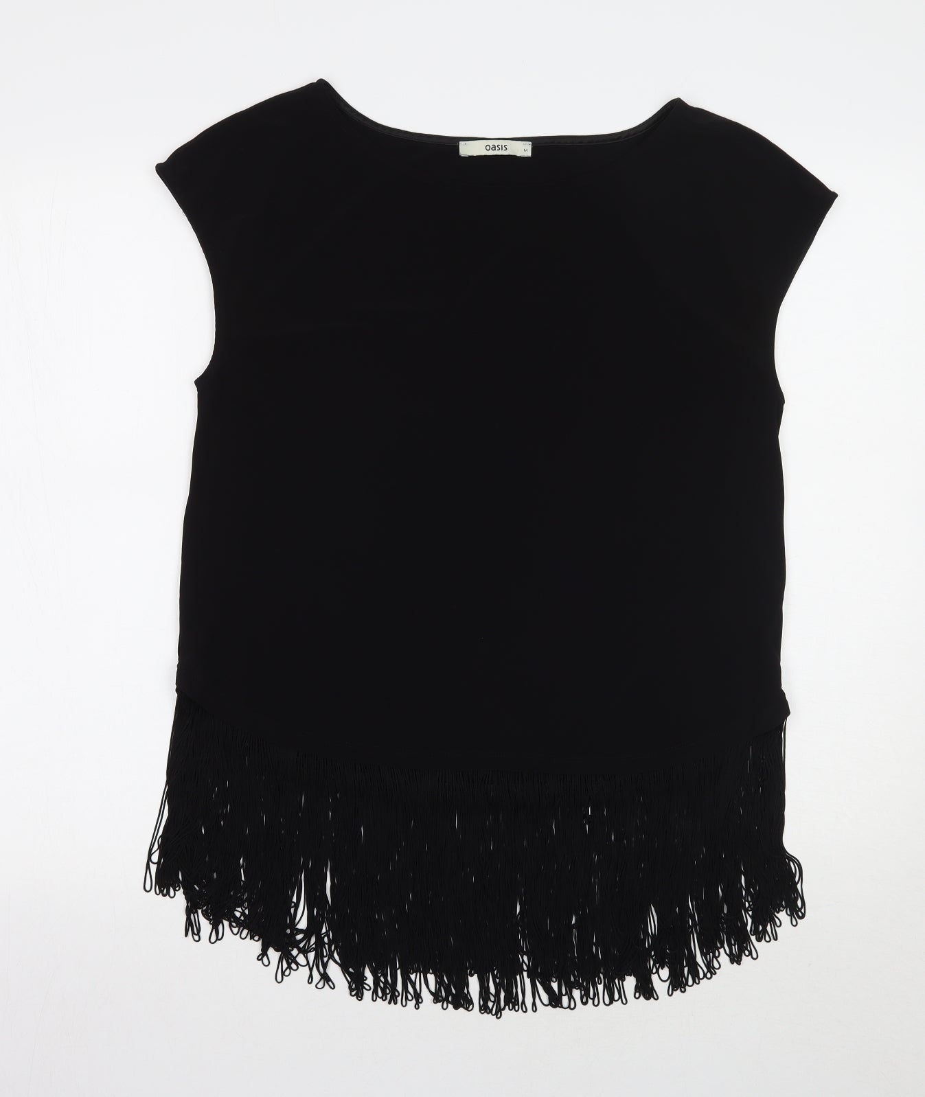 Oasis Womens Black   Basic T-Shirt Size M