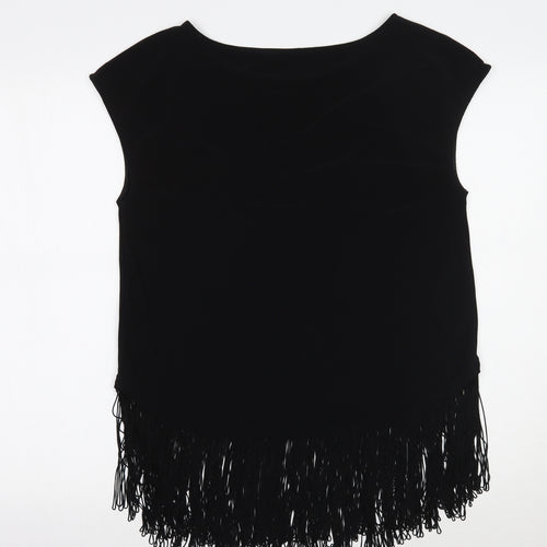 Oasis Womens Black   Basic T-Shirt Size M