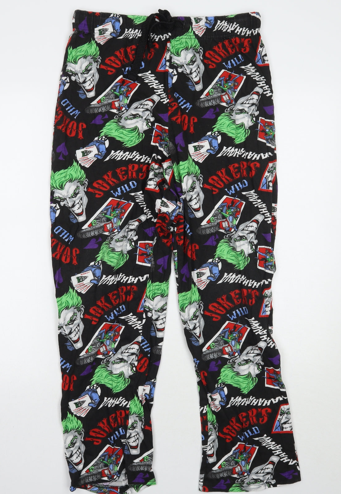 The joker Mens Black Geometric   Pyjama Pants Size M