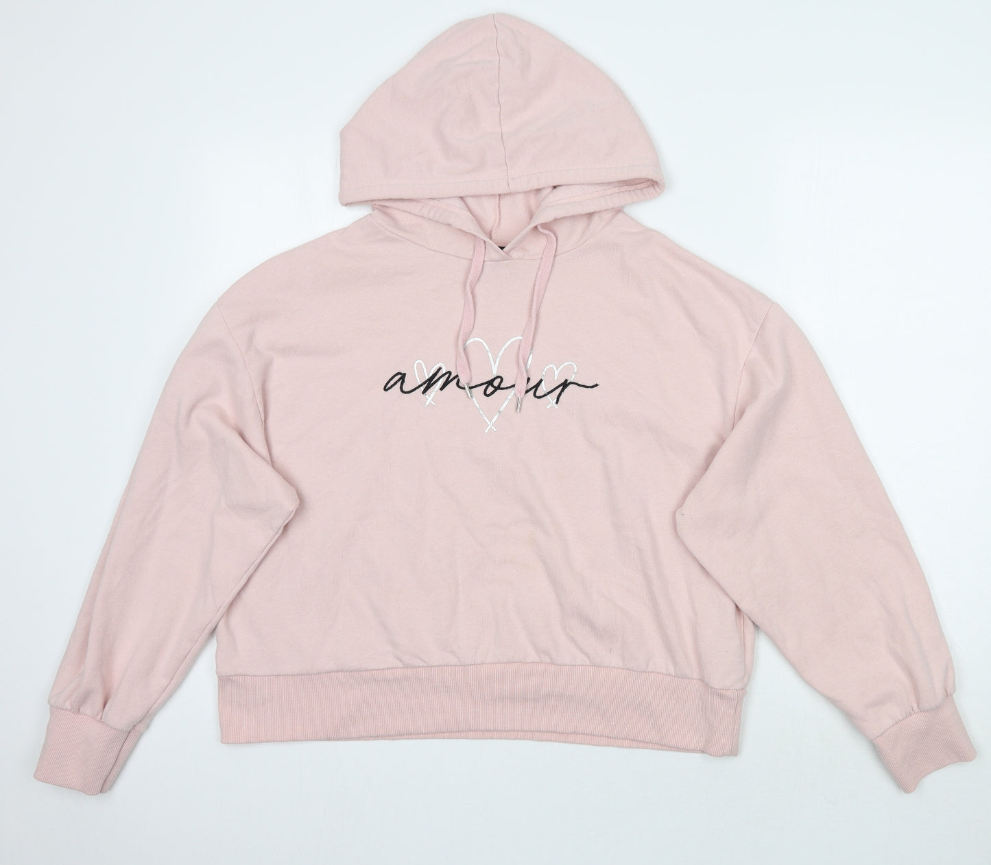 Newlook Womens Pink   Pullover Hoodie Size M
