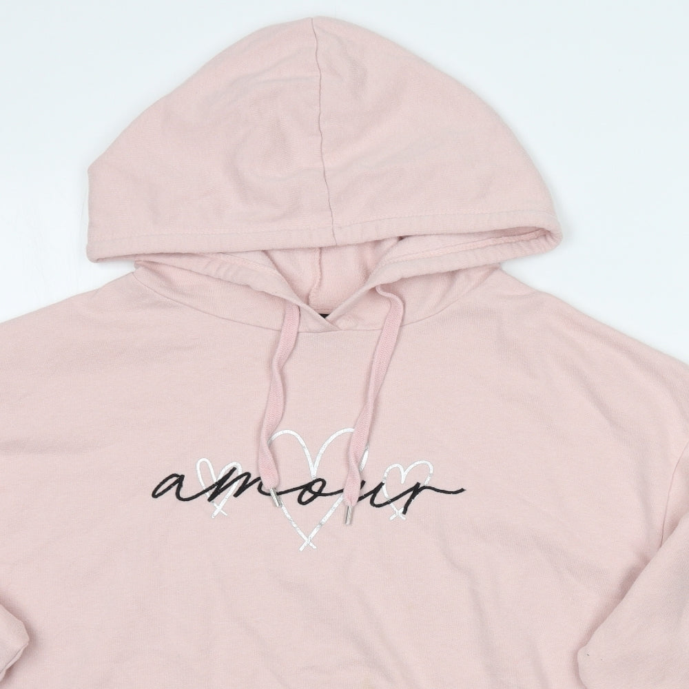 Newlook Womens Pink   Pullover Hoodie Size M