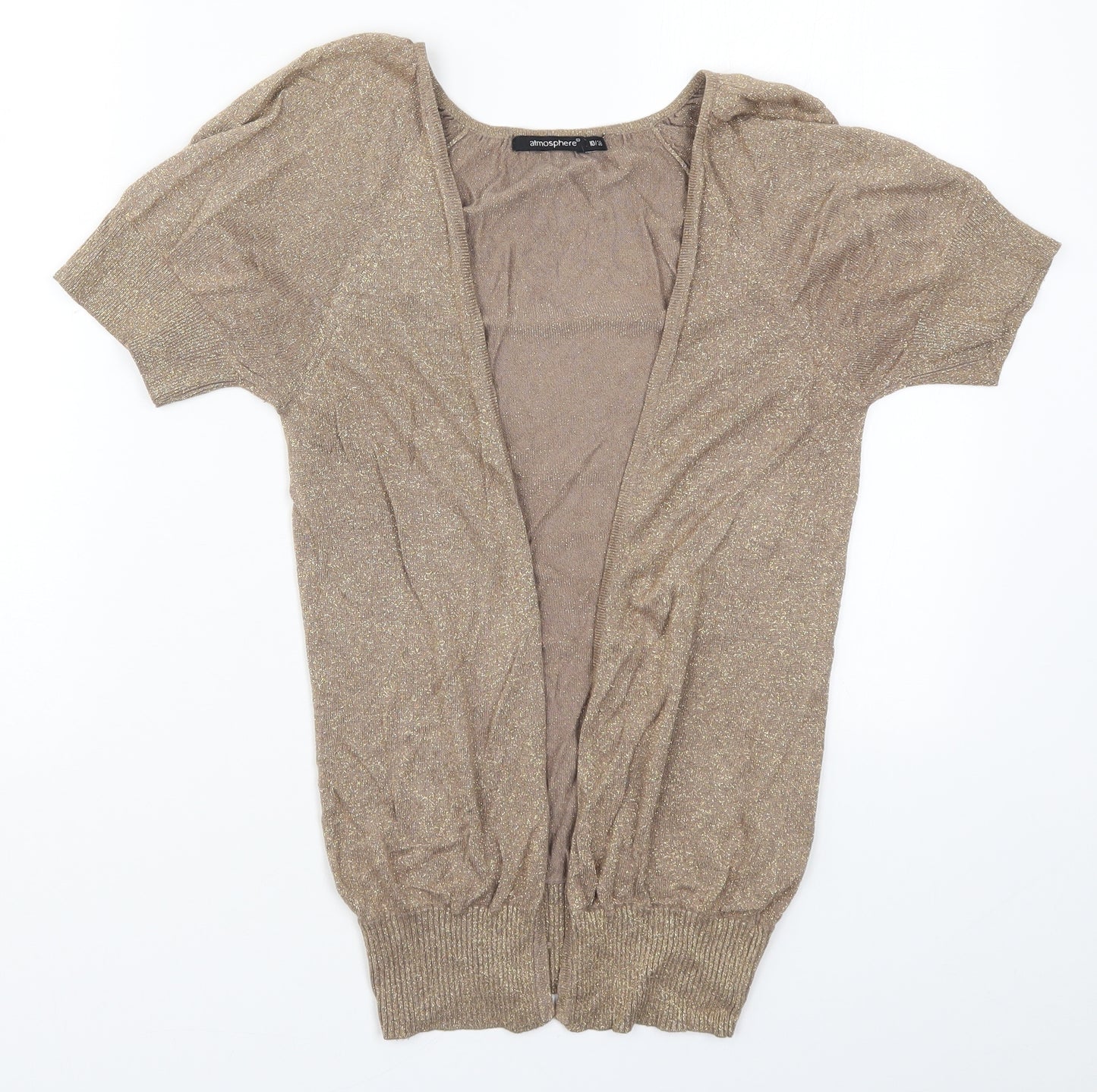 Atmosphere Womens Brown  Knit Cardigan Jumper Size 10