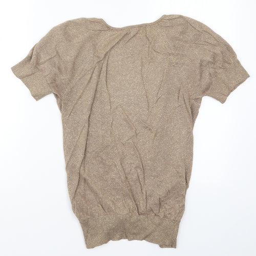 Atmosphere Womens Brown  Knit Cardigan Jumper Size 10