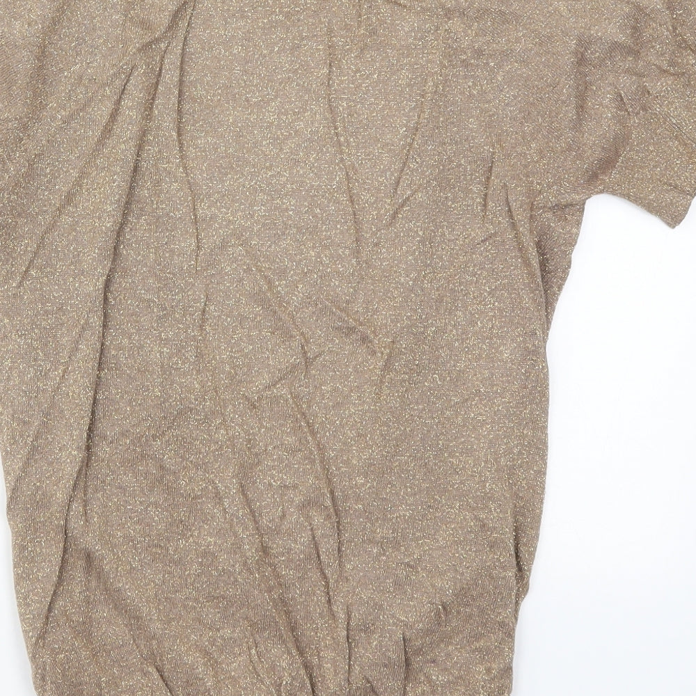 Atmosphere Womens Brown  Knit Cardigan Jumper Size 10