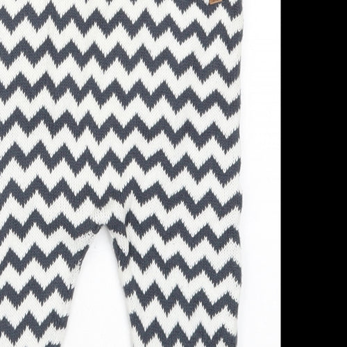 John Lewis Baby Grey Striped  Sweatpants Trousers Size 18-24 Months  - Zig Zag
