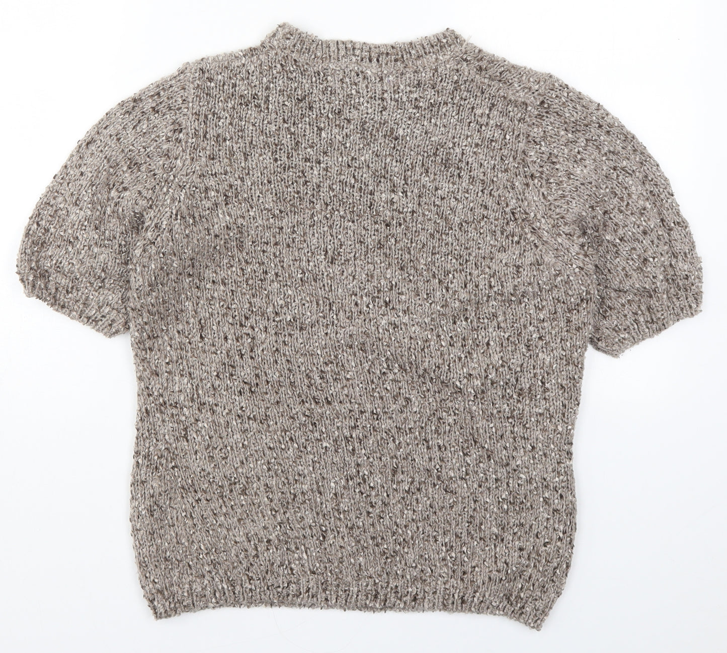 Honor Millburn Womens Brown  Knit Pullover Jumper Size 10