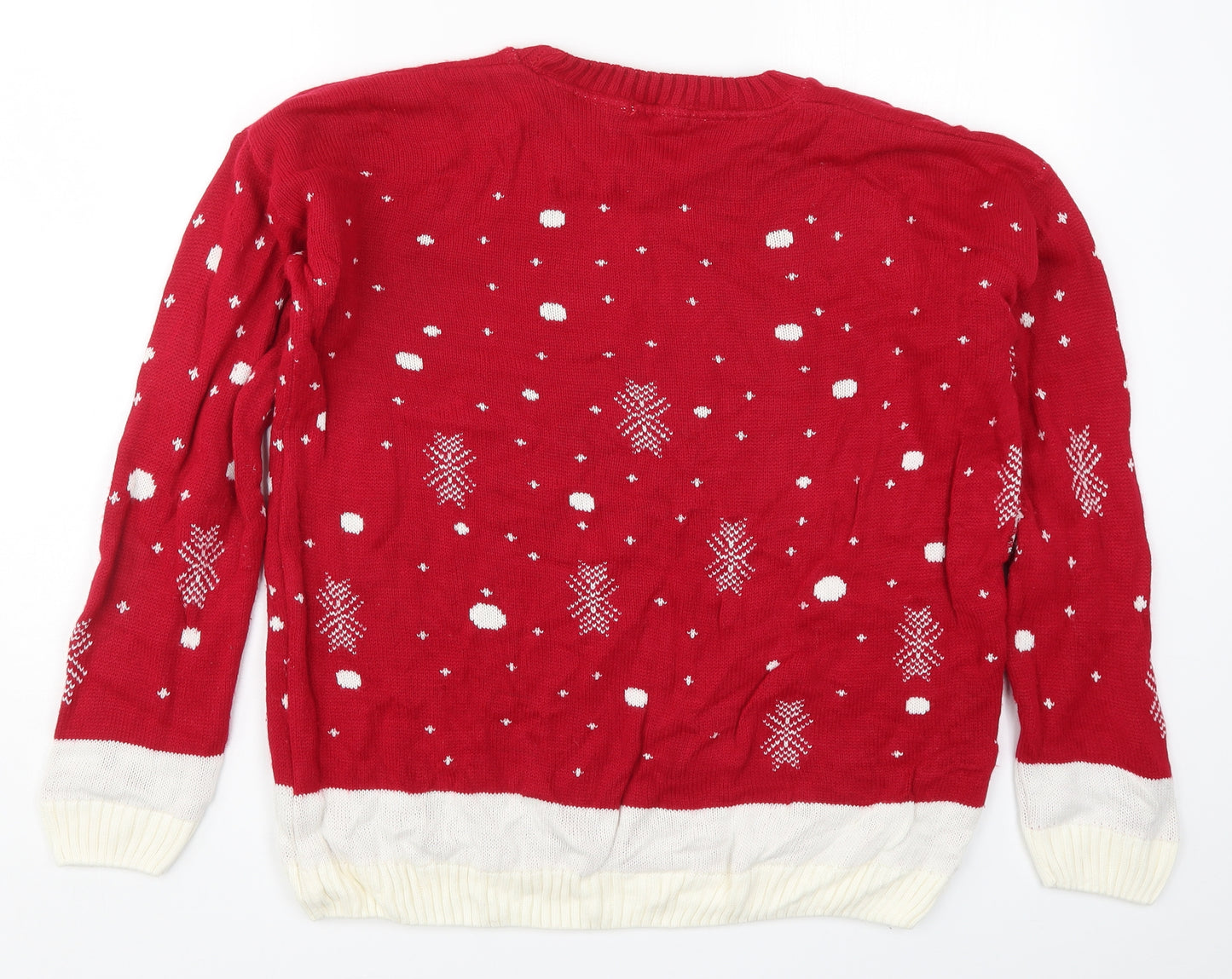 Zuppe Womens Red  Knit Pullover Jumper Size XL  - Rudolph Christmas