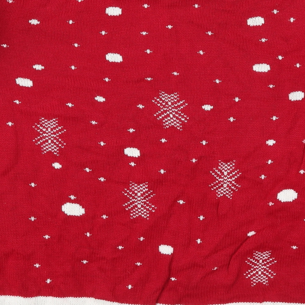 Zuppe Womens Red  Knit Pullover Jumper Size XL  - Rudolph Christmas