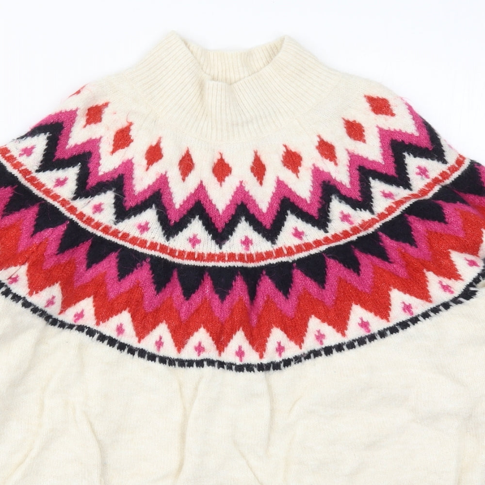 F&F Womens Multicoloured Fair Isle Knit Pullover Jumper Size 22