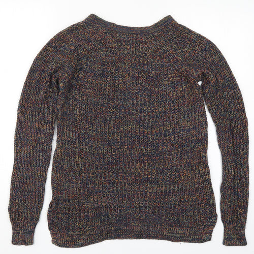 Faded Glory Womens Multicoloured  Knit Pullover Jumper Size S
