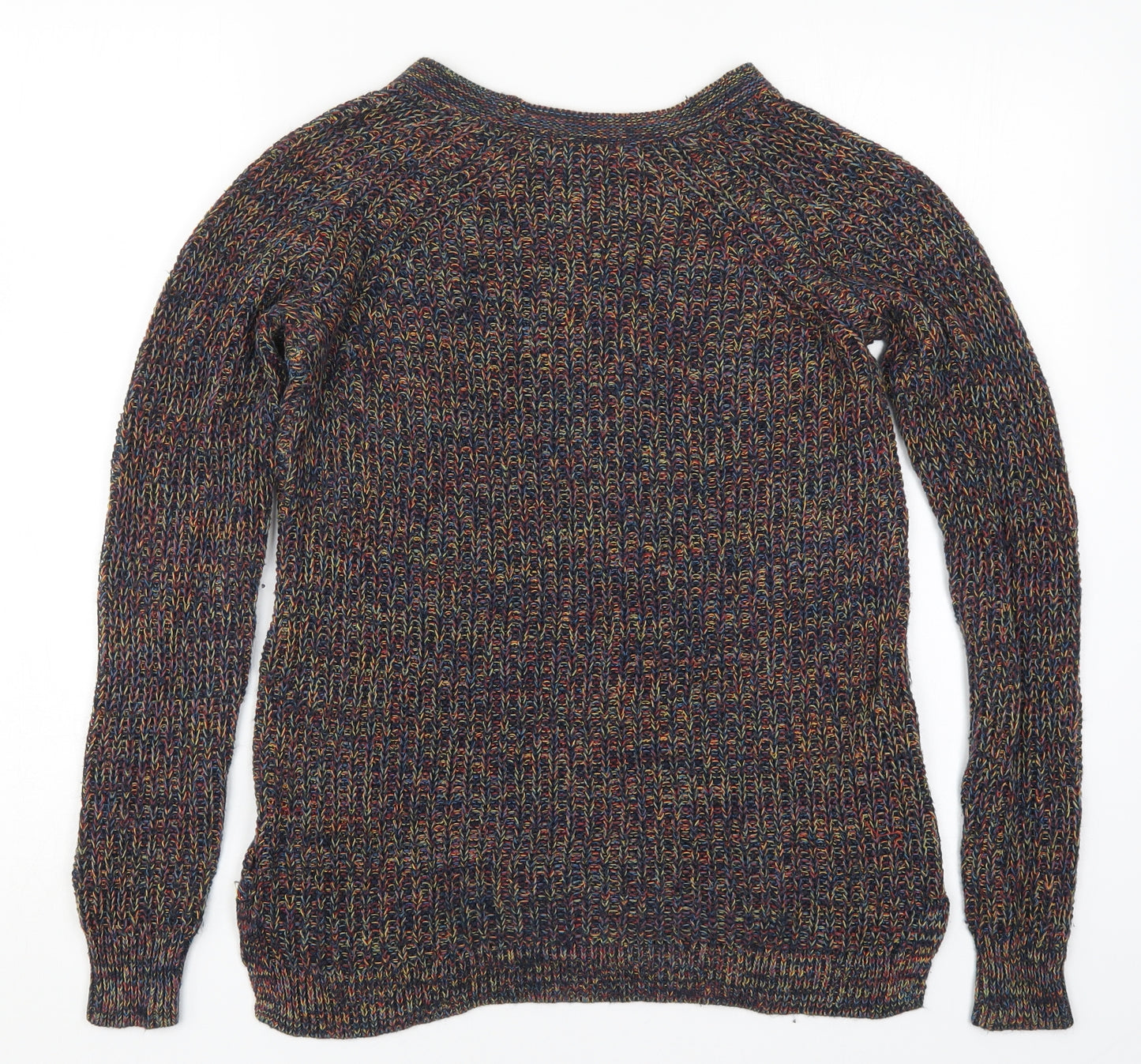 Faded Glory Womens Multicoloured  Knit Pullover Jumper Size S