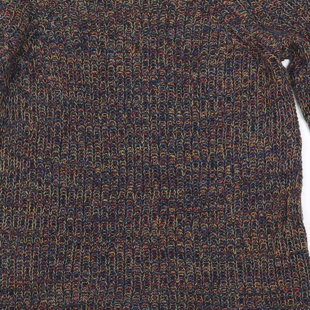 Faded Glory Womens Multicoloured  Knit Pullover Jumper Size S