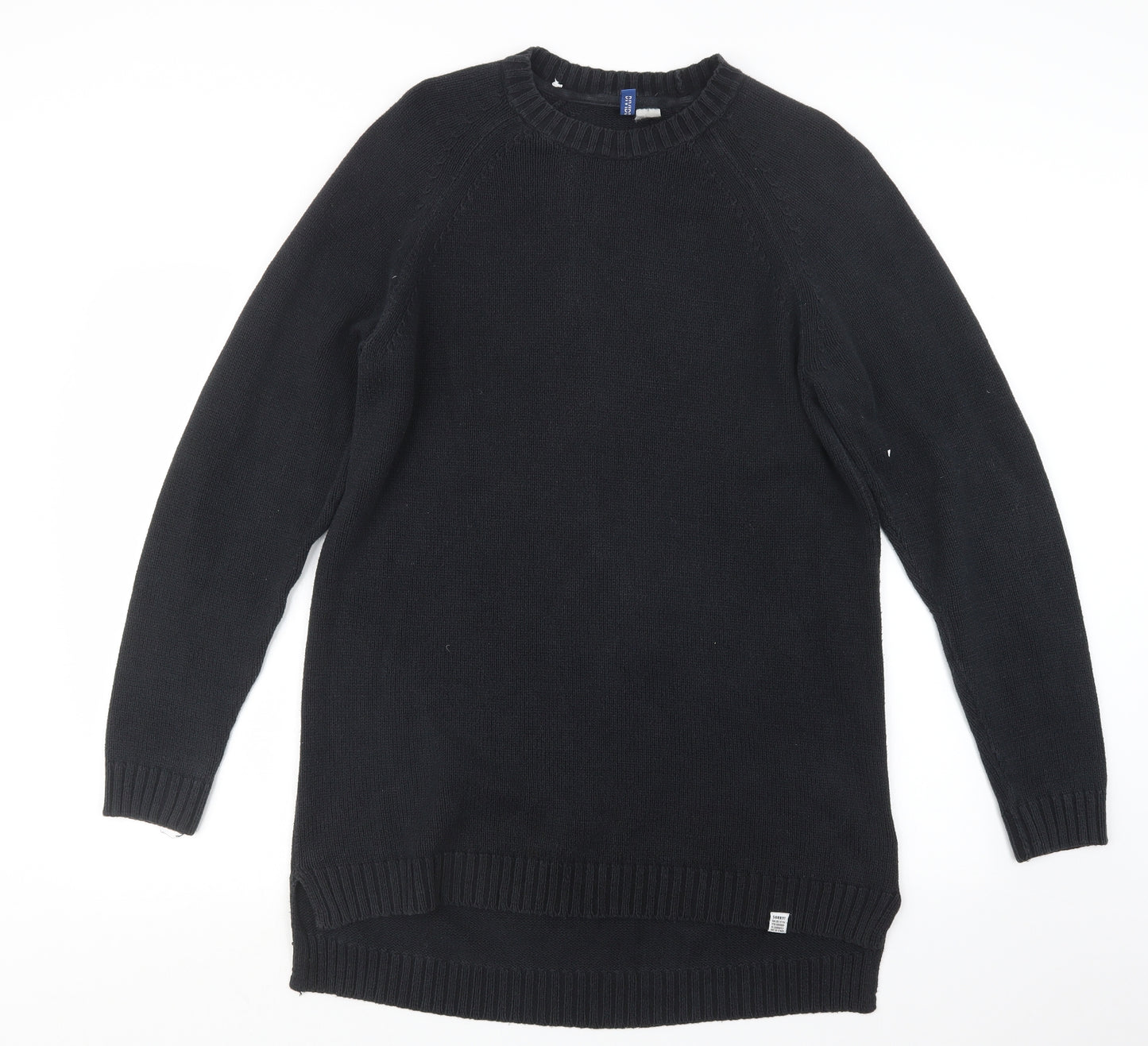 H&M Mens Blue  Knit Pullover Jumper Size S