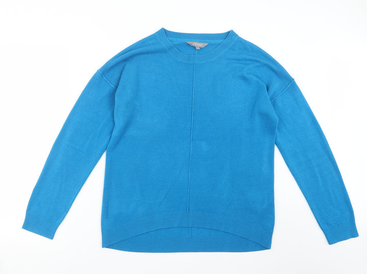 Principles Womens Blue Knit Pullover Jumper Size 10