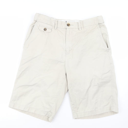 Blue Harbour Mens Beige   Bermuda Shorts Size 30 in