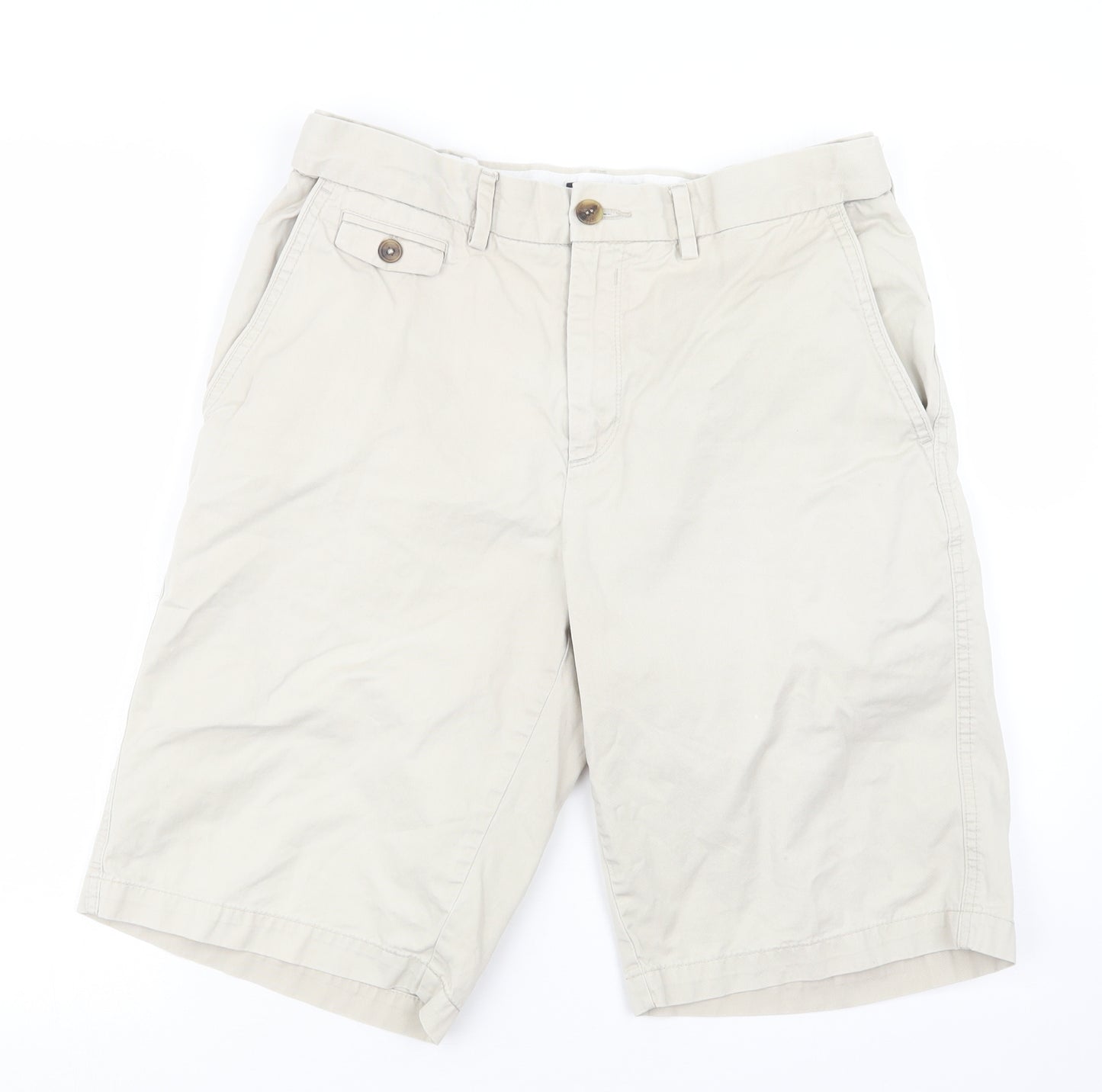 Blue Harbour Mens Beige   Bermuda Shorts Size 30 in