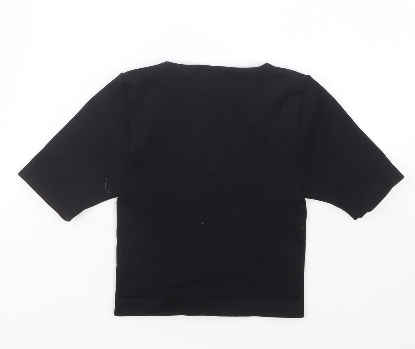 Primark Womens Black   Cropped T-Shirt Size 6