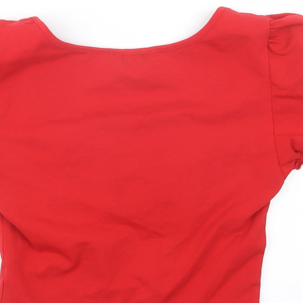 SheIn Womens Red   Cropped T-Shirt Size XS