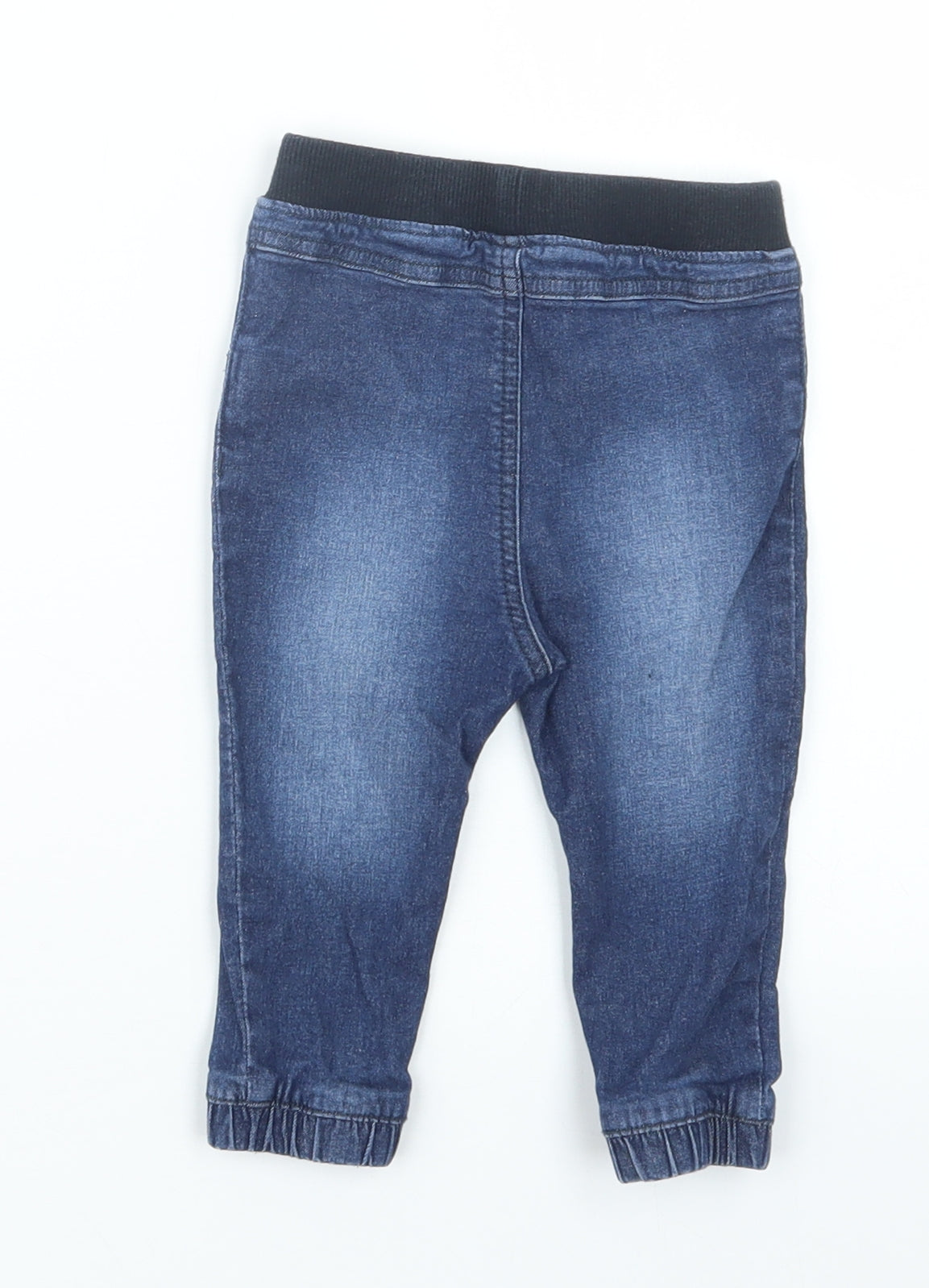 Matalan Boys Blue  Denim Capri Jeans Size 9-12 Months