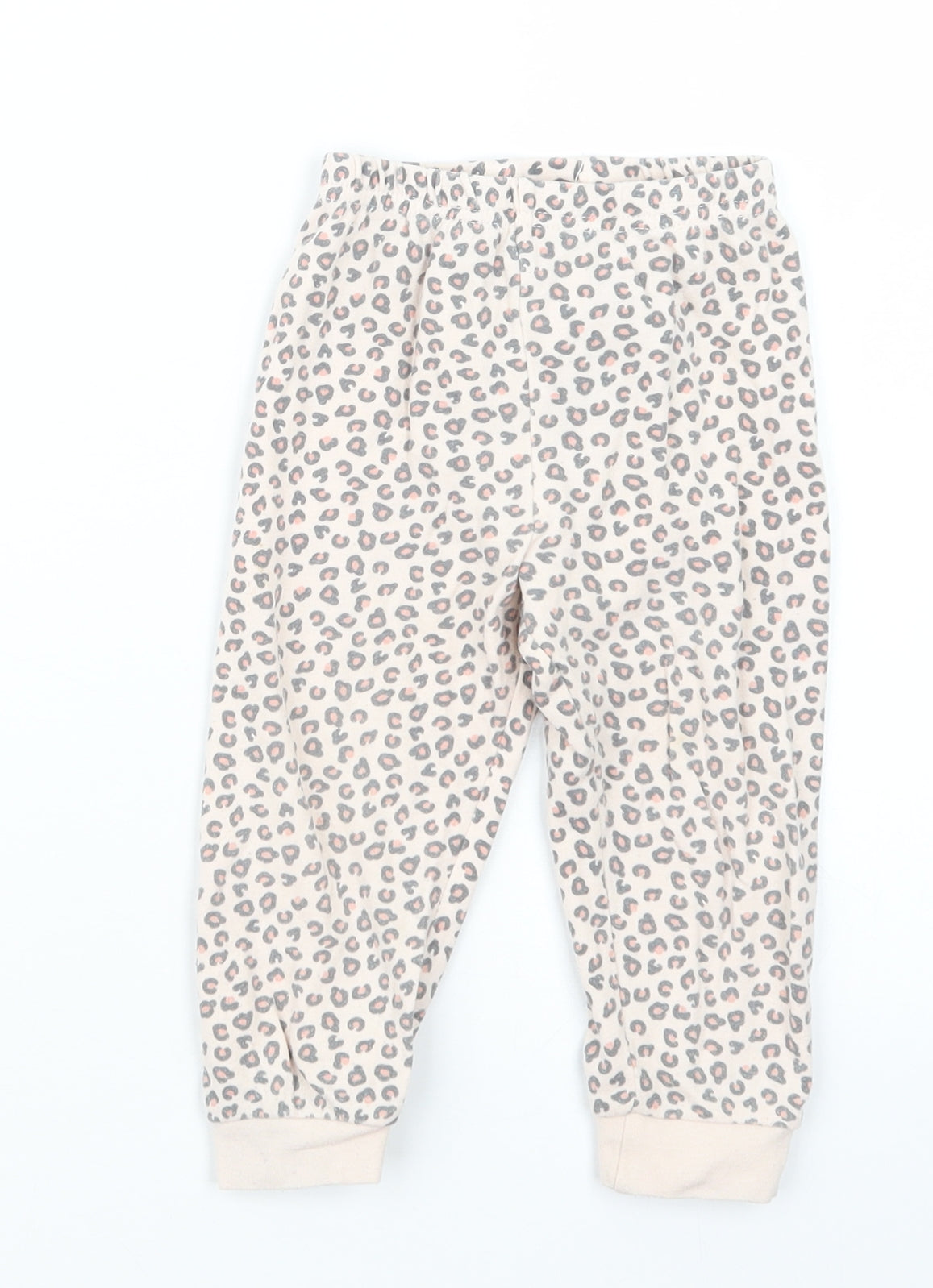 Primark Girls Pink Animal Print  Capri Trousers Size 12-18 Months