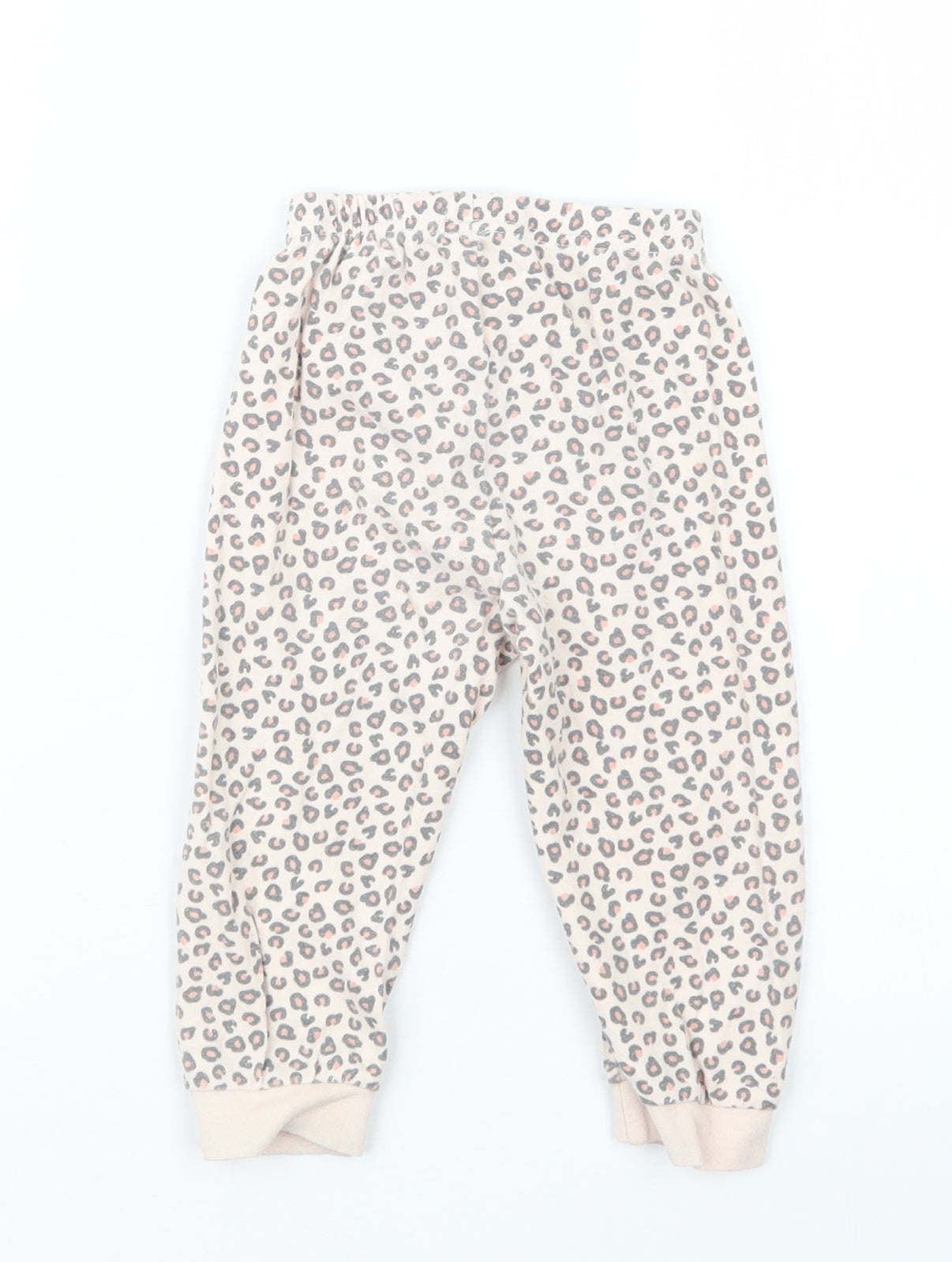 Primark Girls Pink Animal Print  Capri Trousers Size 12-18 Months
