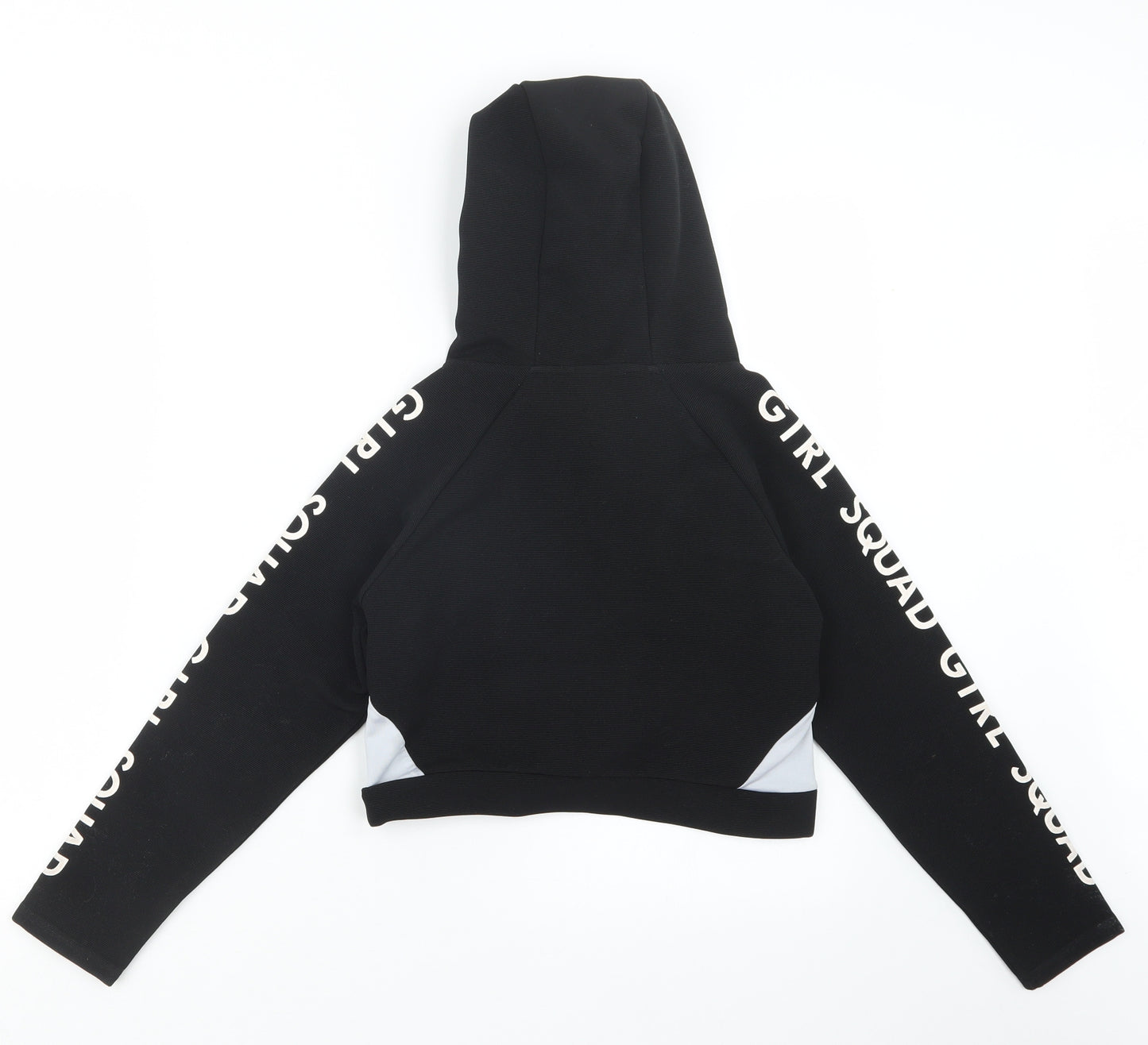 Young Dimension Girls Black   Pullover Hoodie Size 10-11 Years  - Cropped