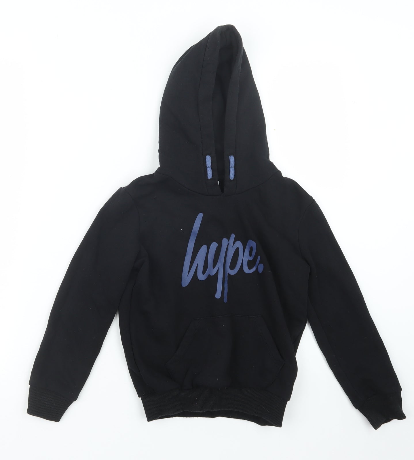 Hype Boys Black   Pullover Hoodie Size 7-8 Years