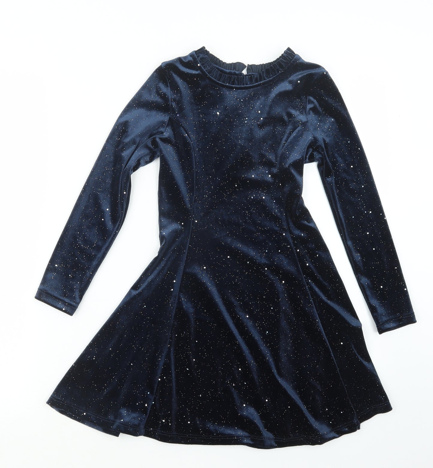 Marks and Spencer Girls Blue   A-Line  Size 7-8 Years