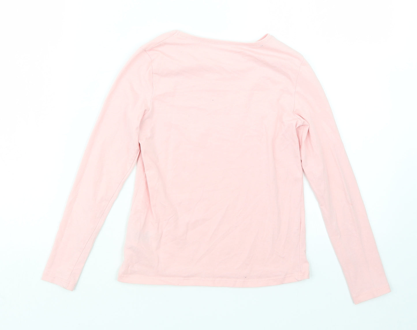 H&M Girls Pink   Basic T-Shirt Size 7-8 Years