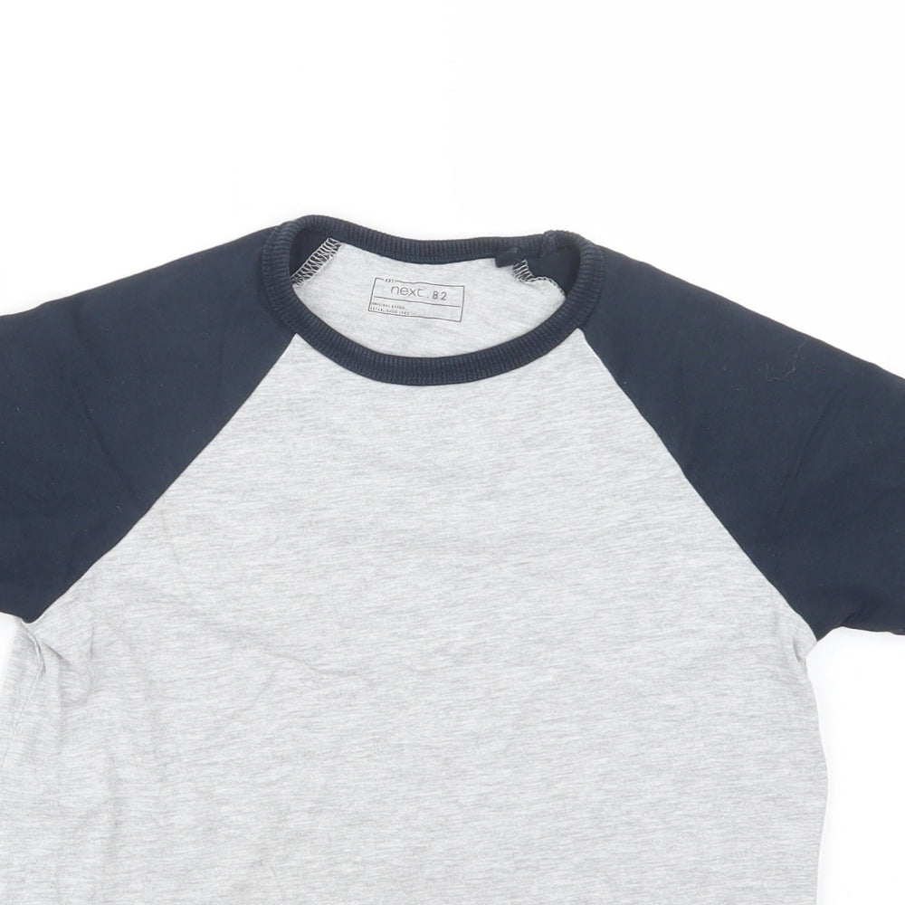NEXT Boys Grey   Basic T-Shirt Size 7 Years