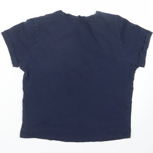 New Look Girls Blue Geometric  Top Pyjama Top Size M