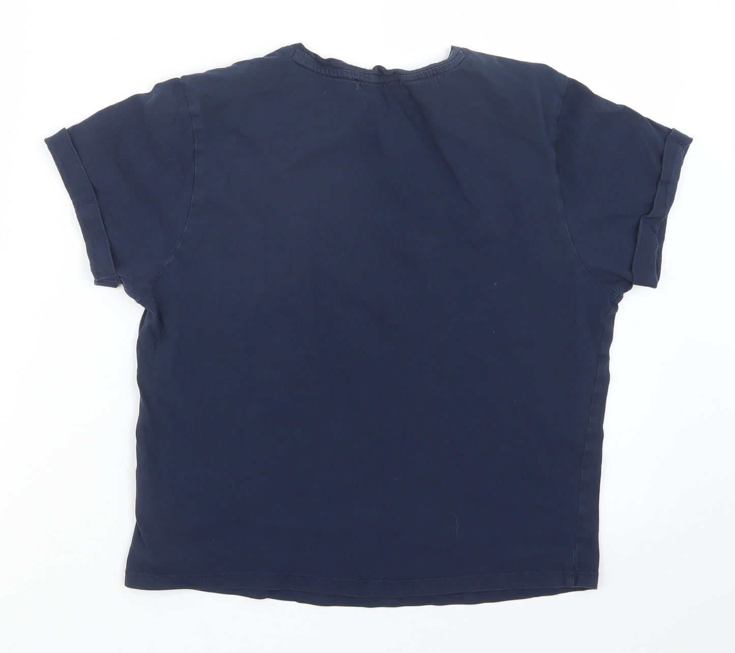 New Look Girls Blue Geometric  Top Pyjama Top Size M