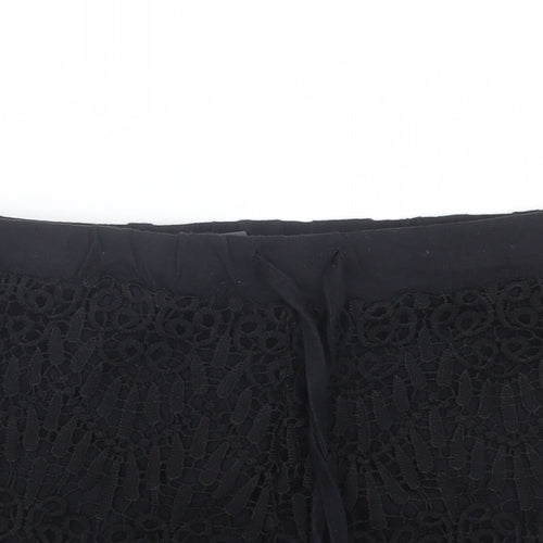Primark Womens Black   Hot Pants Shorts Size 14