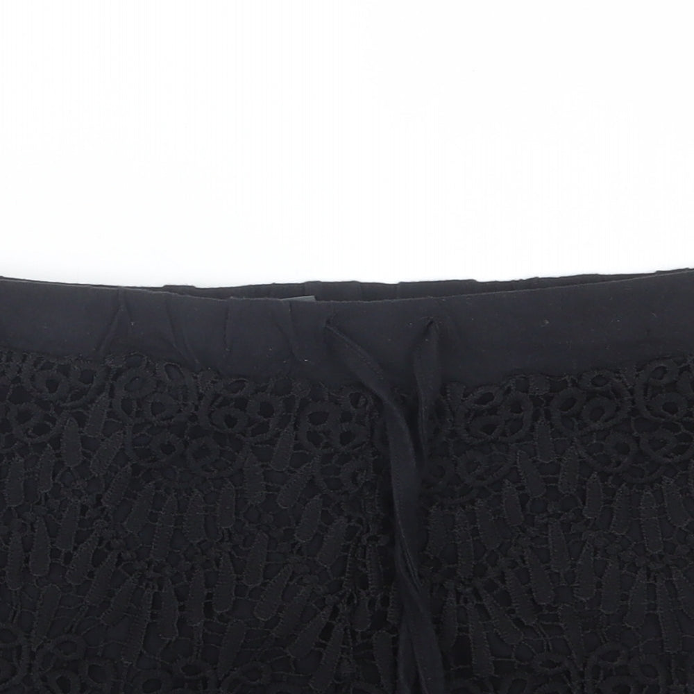 Primark Womens Black   Hot Pants Shorts Size 14