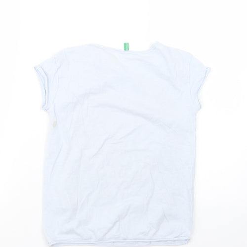 United Colors of Benetton Boys Blue   Basic T-Shirt Size 8-9 Years