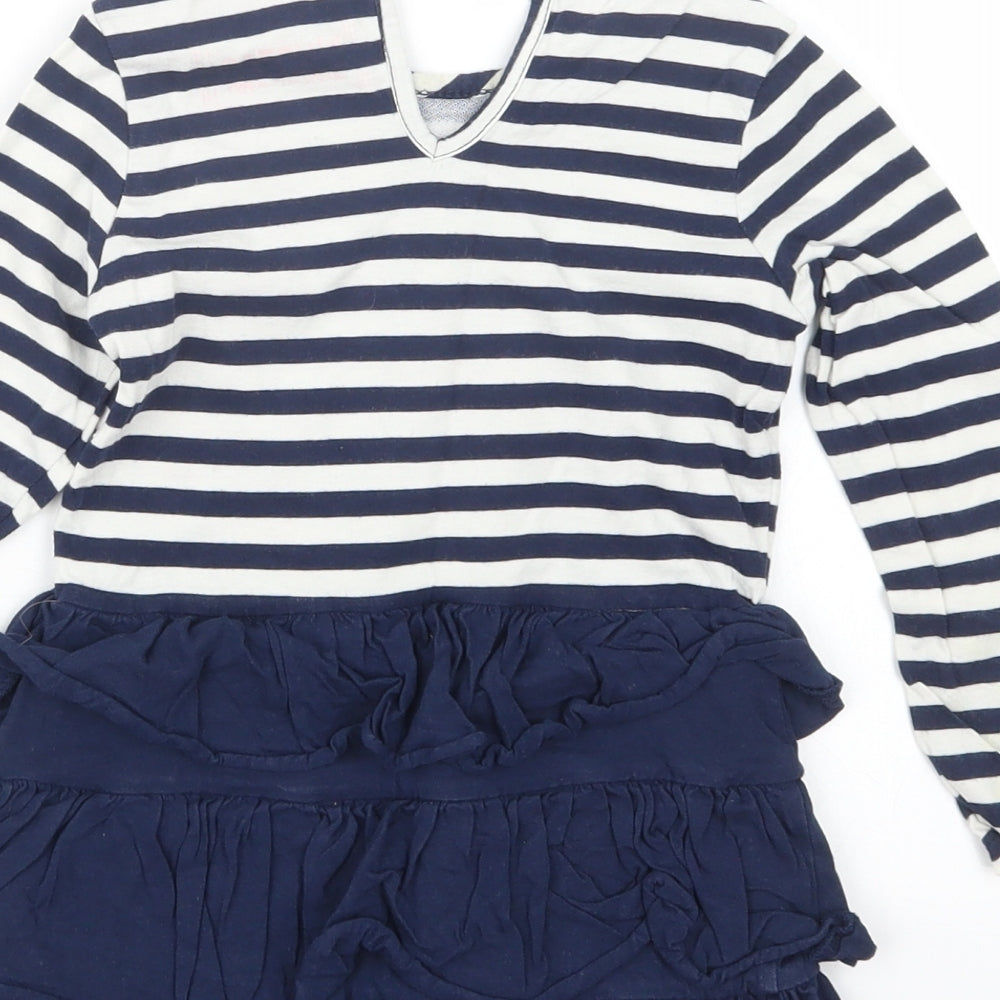 Blue Zoo Girls Blue   T-Shirt Dress  Size 3-4 Years