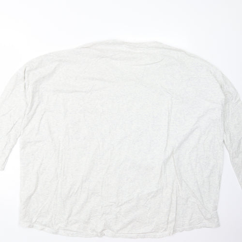 thought Womens Grey Geometric  Top Pyjama Top Size S