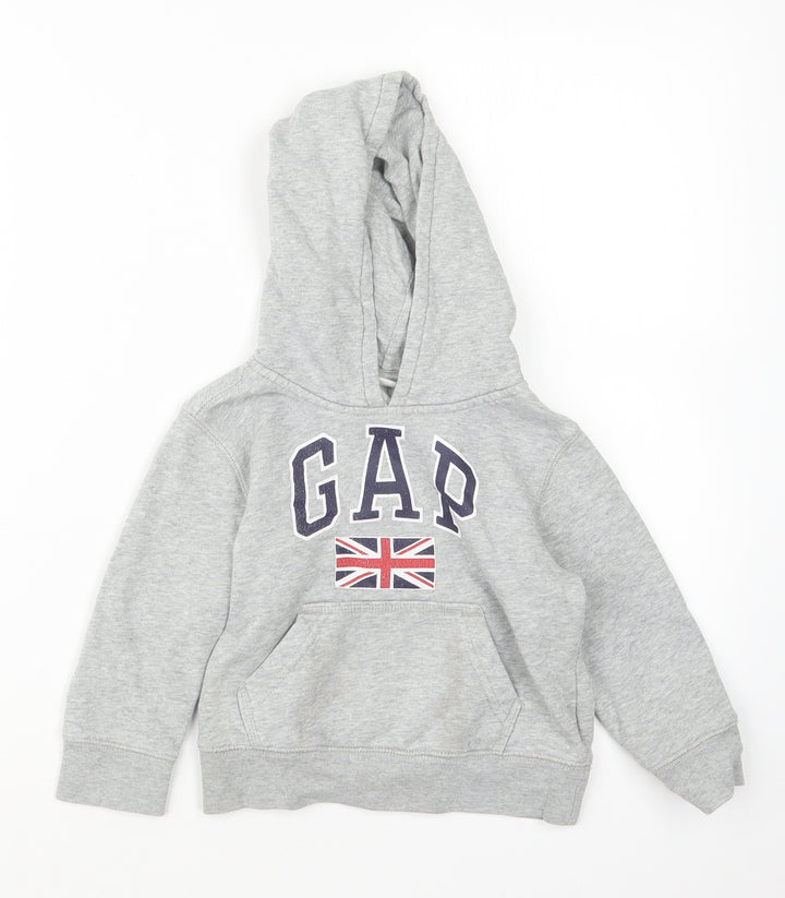 Gap Boys Grey   Pullover Hoodie Size 3 Years