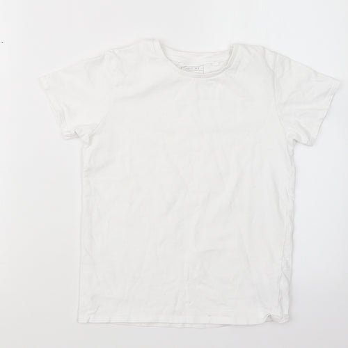 NEXT Boys White   Basic T-Shirt Size 8 Years