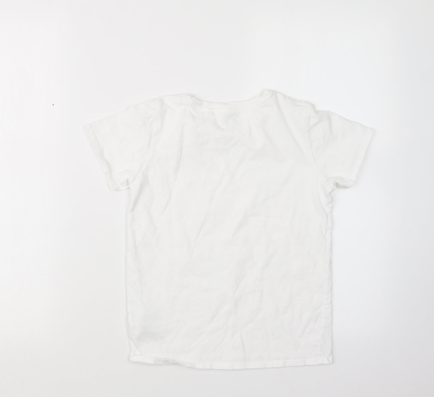 NEXT Boys White   Basic T-Shirt Size 8 Years
