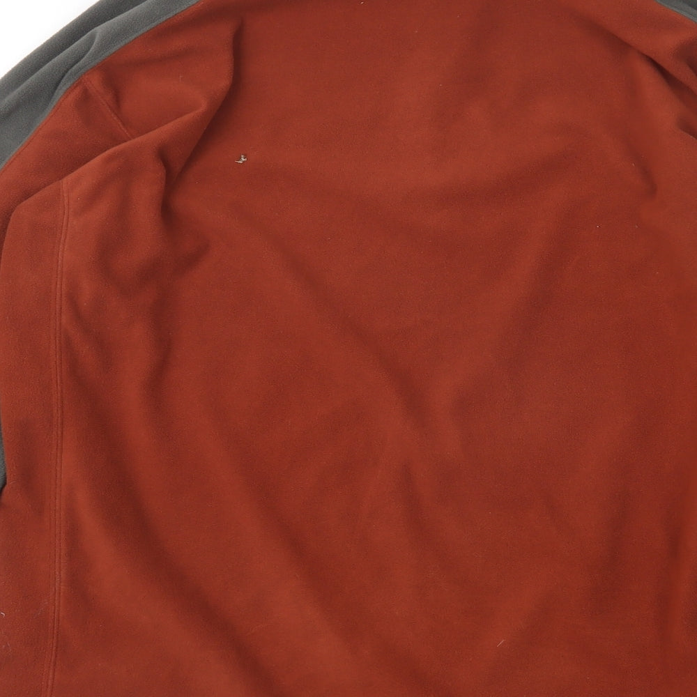 The North Face Mens Orange   Pullover Sweatshirt Size L