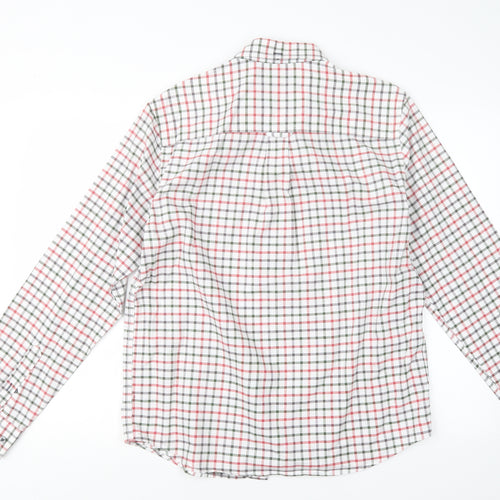 John Lewis Mens Red Check   Button-Up Size M