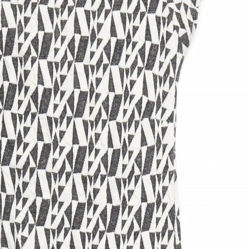 Portobello Punk Womens Black Geometric  Pencil Dress  Size 12